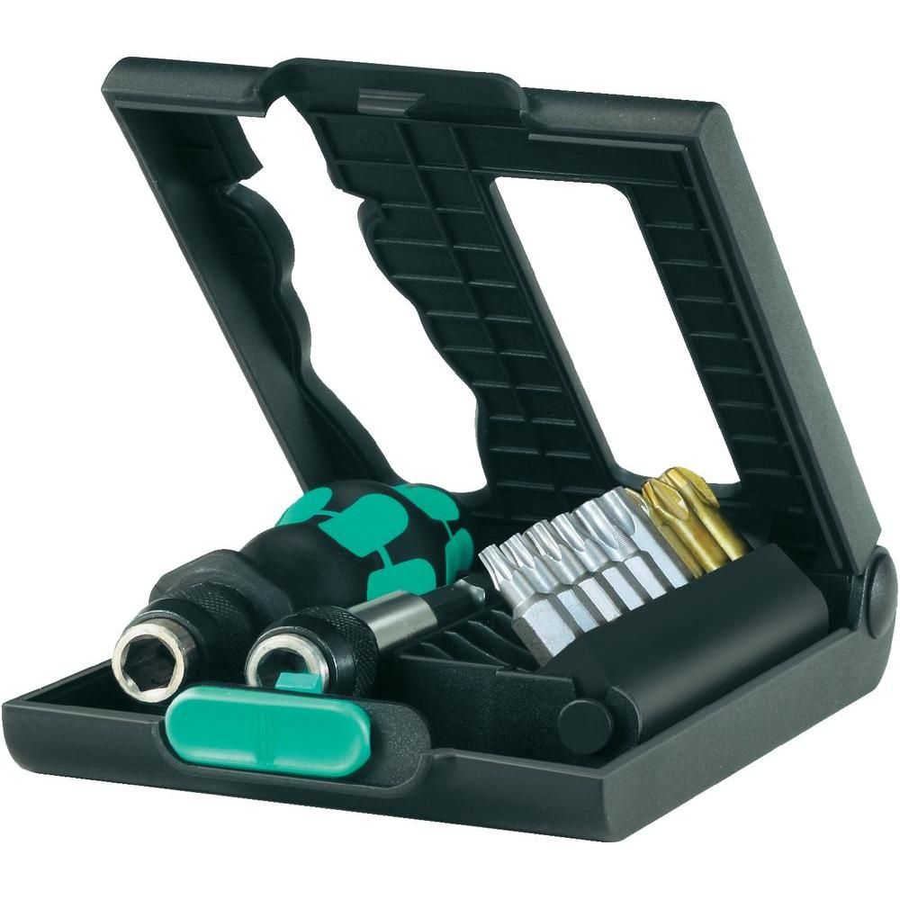 Wera 11tlg. Kraftform Kompakt 33 05134484001 Bit Set Abtrieb