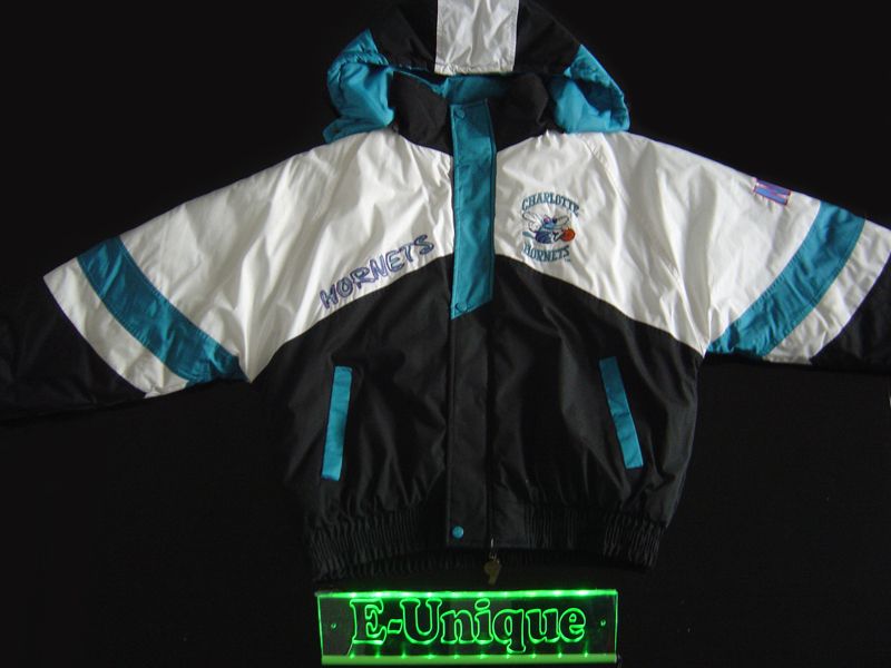 VINTAGE CHARLOTTE HORNETS 1990s PRO PLAYER JACKE JACKET L VTG.