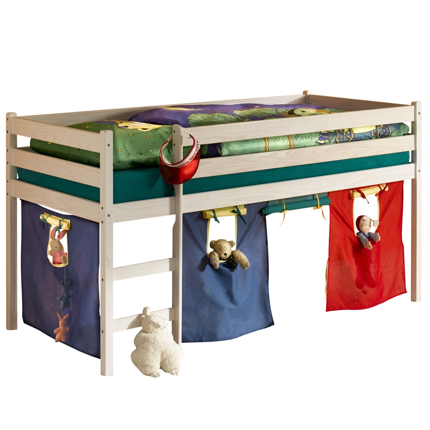 Spielbett Hochbett kinderbett Jugendbett Stockbett NEU