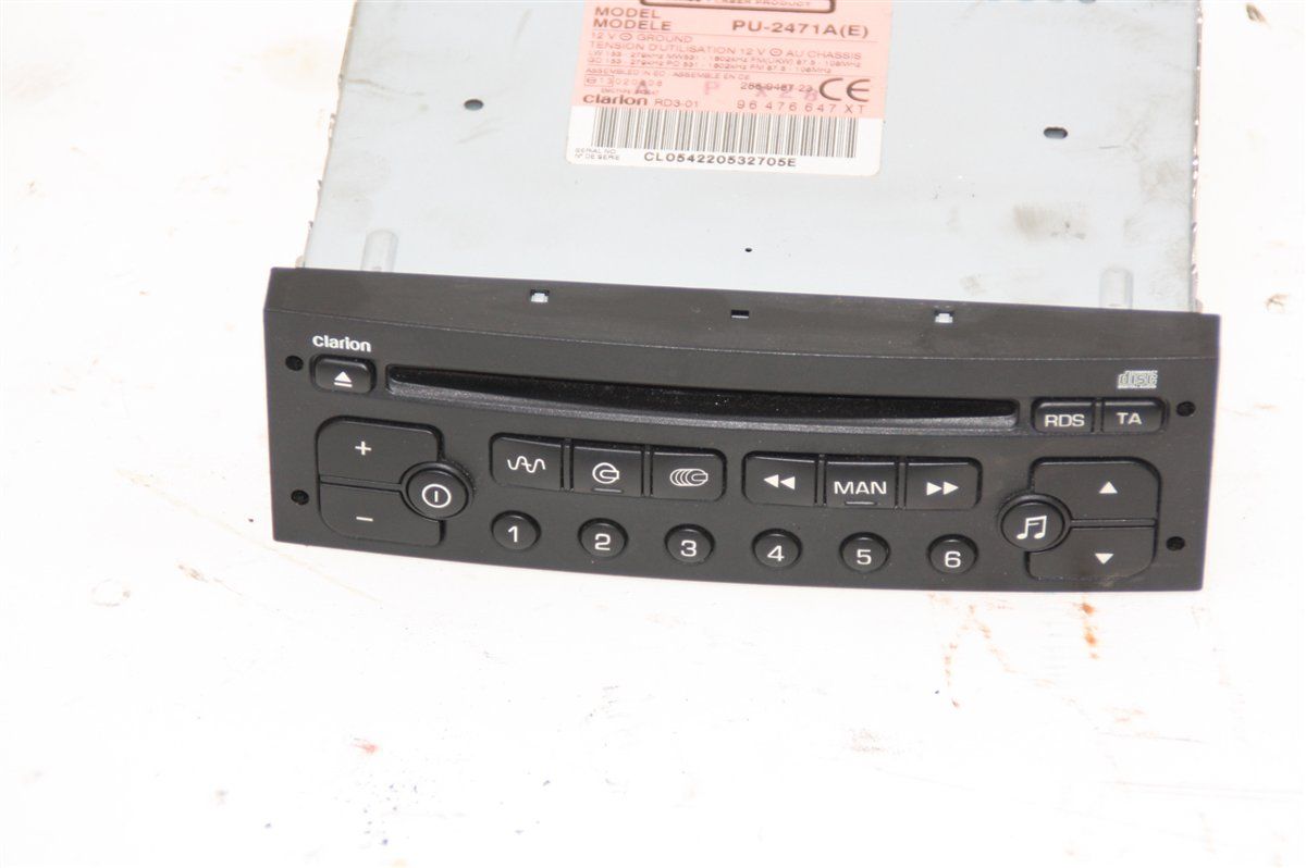 Radio Peugeot 307 96476647XT 00  radio