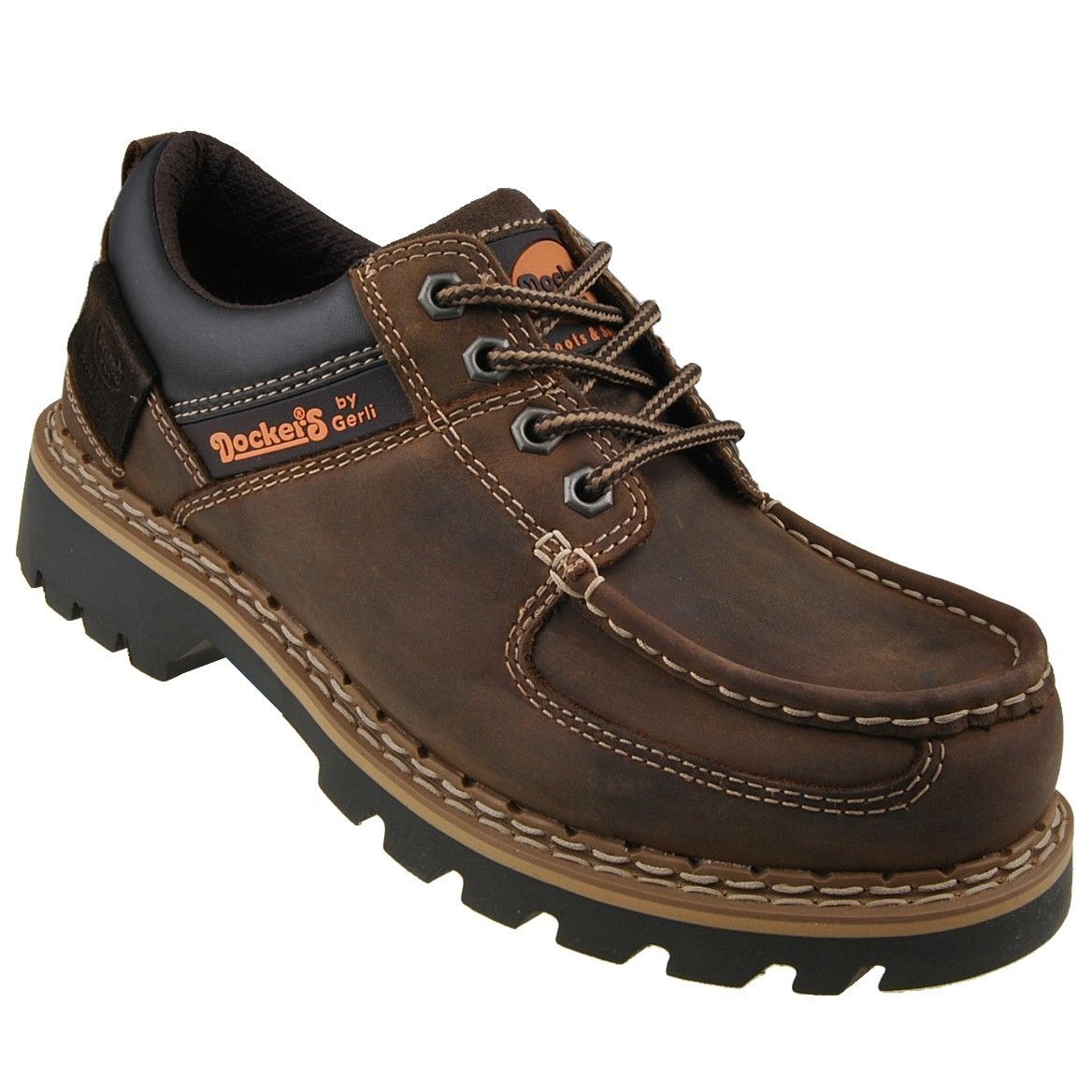 Neu DOCKERS Herrenschuhe Gr 44 Schuhe Wanderschuhe Schnuerer Leder