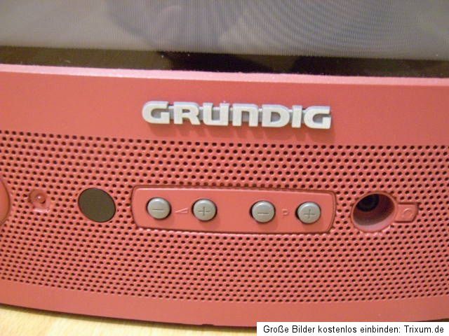 Grundig P37 830 text Fehrnseher ohne Bedinung, Rot 13