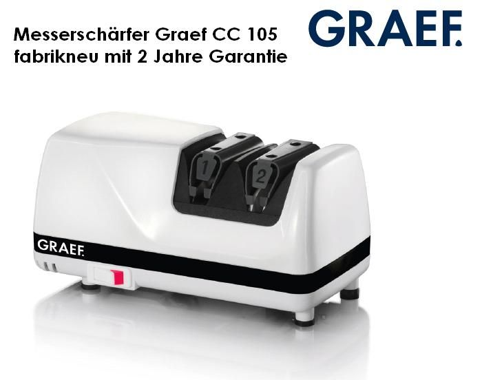 GRAEF MESSERSCHÄRFER CC 105 OPTIMAL IN HAUSHALT + HOBBY