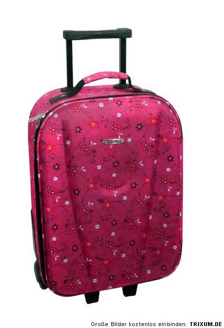 Stefano Kinder Reise Trolley 50cm Pink