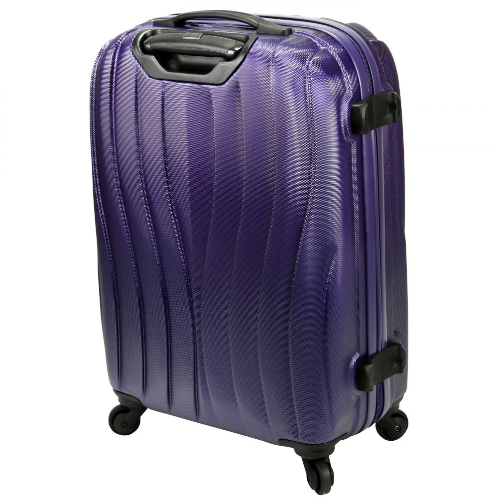 Stratic Onda Trolley 4 Rollen 65 cm Hartschalen Koffer purple