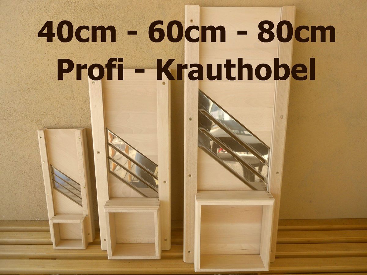 Profi Krauthobel Sauerkrauthobel Gemüsehobel 40cm 60cm 80cm NEU