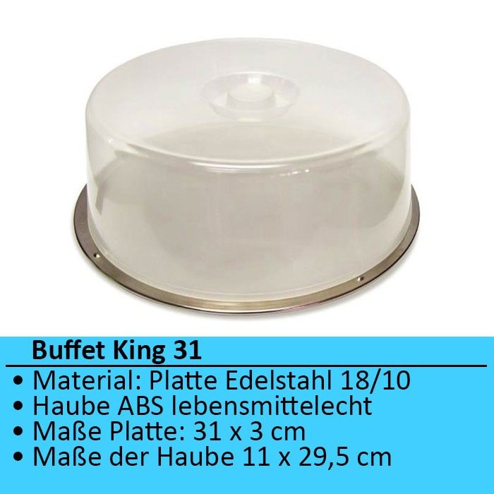 TOP BUFFETPLATTE KUCHENPLATTE KUCHENHAUBE BANKETT HAUBE