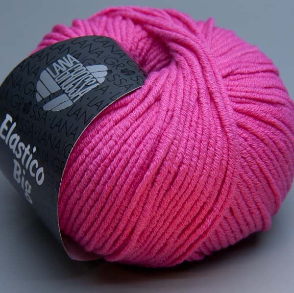 Lana Grossa Elastico Big 015 magenta 50g Wolle