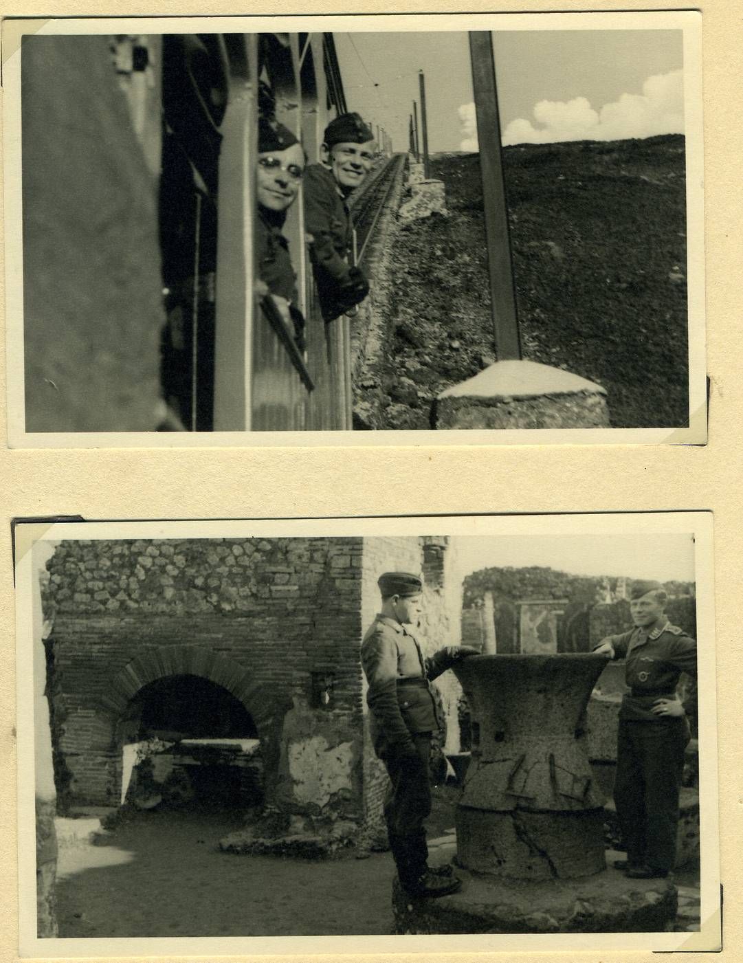 Fotoalbum Italien LW Transportfliegers Flugzeuge Ju 52 Wappen Afrika