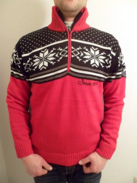 Original F.LLI Campagnolo Windstopper Strickpullover im norweger Style