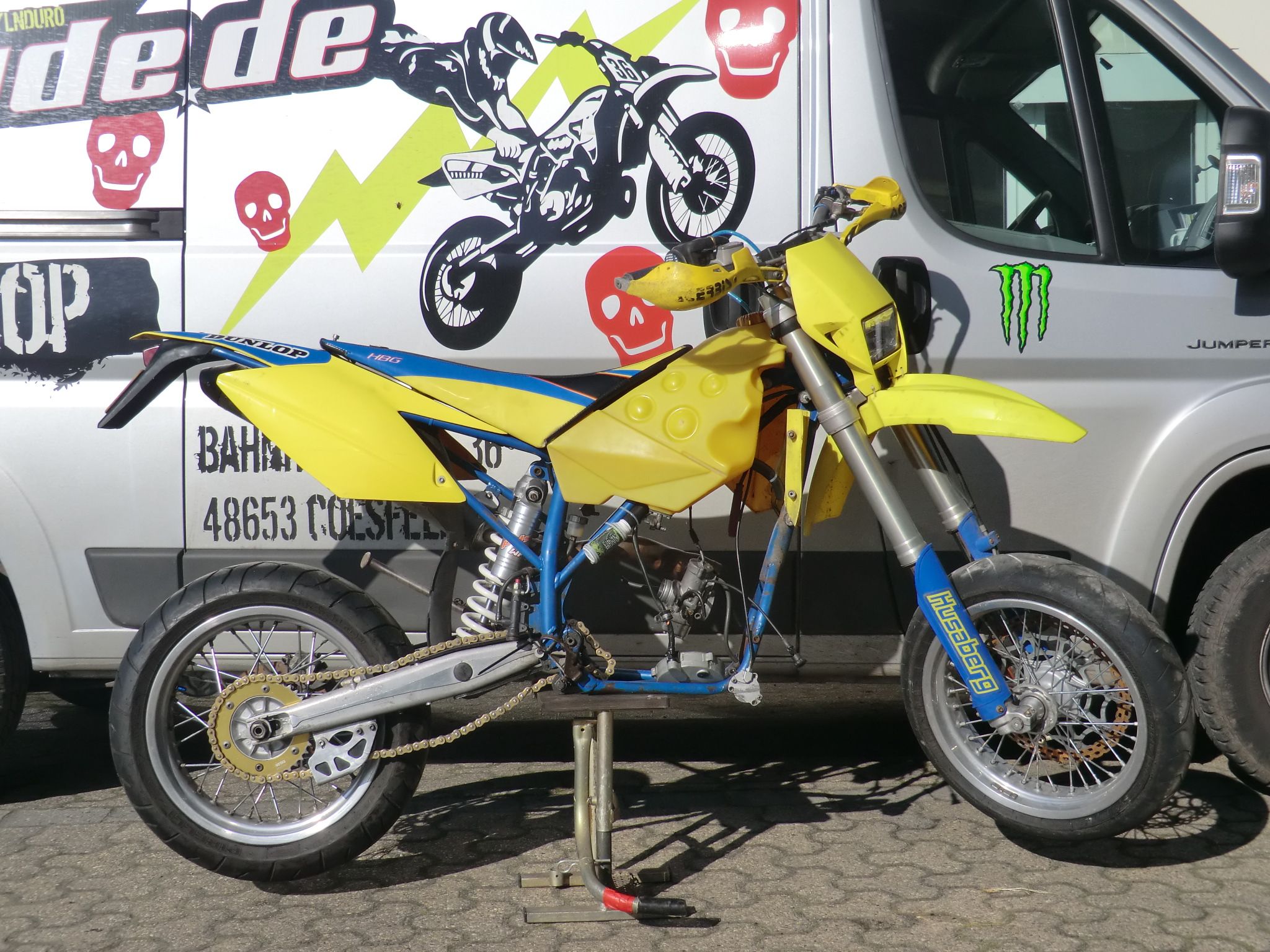 Supermoto Radsatz Felgen Raeder Husaberg FE FS FC 400 501 600 650