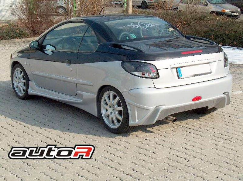 Peugeot 206 CC Heckschürze Stoßstange Heckstoßstange