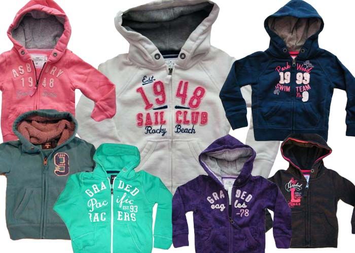 Jacke Hoodie FARBEN  86/92/98/104/110/116/122/128/134/140