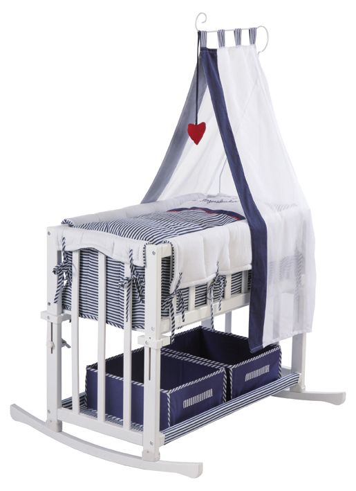 roba Stubenbett Babysitter 4in1 weiß Herzensbrecher 8949W P109