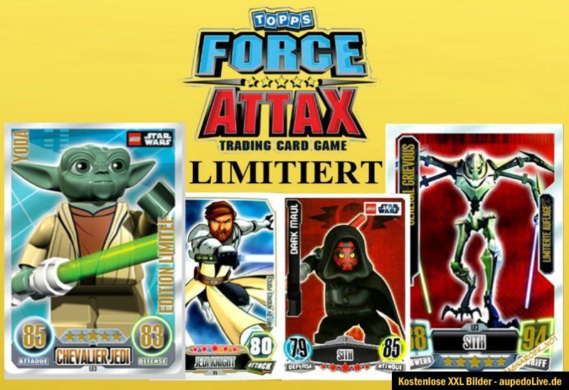 Force Attax STAR WARS LE & RARITÄTEN LE3 L5 LE3 T1 Limitierte Karten