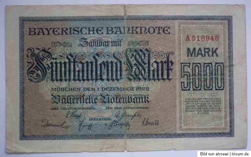 Suchbegriffe old German bank note   viejo alemán billete de banco