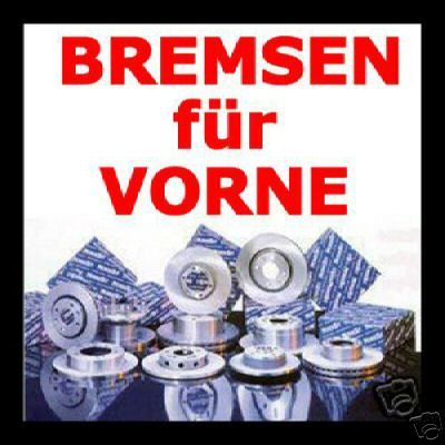 Bremsen Set inkl. Bremsbeläge 15 vorne vorn VW T4