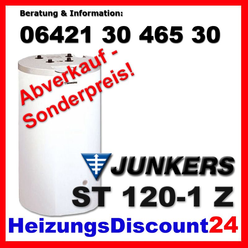 120LITER JUNKERS ST 120 1 Z WARMWASSERSPEICHER SPEICHER