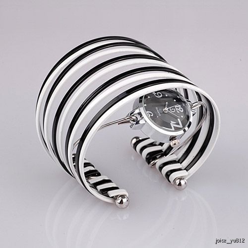 Neu Damen Armreif Quarz UHR Armbanduhr Elegant ink. Box