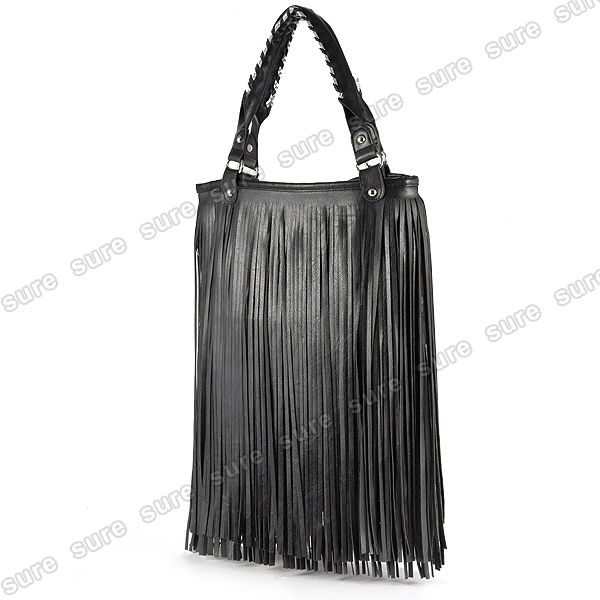 Punk Celebrity Schulter Handtasche Fransen Tasche Tragetasche