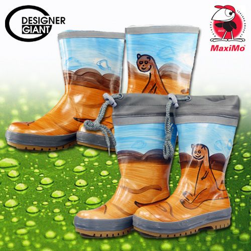 Maximo handbemalter Gummistiefel Känguru