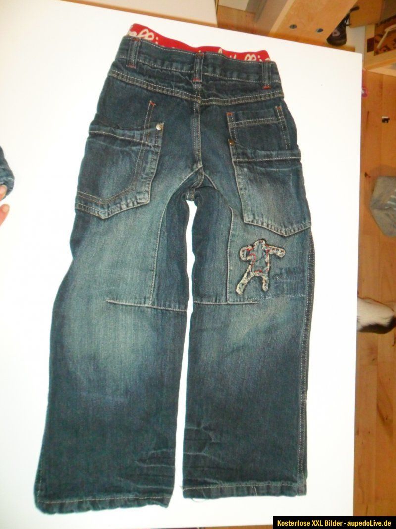 schönste Jungs Kikstar Schlupfhose Jeans Gr .122 ☺ Paket ♥ Skater