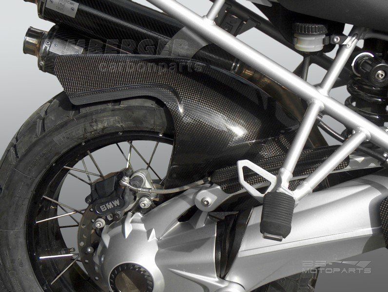 Hinterradabdeckung BMW R 1200 GS 04 12 Carbon Ilmberger/m.ESA/m.Koffer