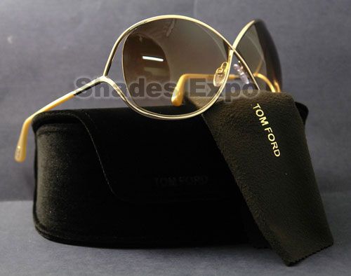 NEW TOM FORD SUNGLASSES TF 130 MIRANDA TF130 BEIGE 28F