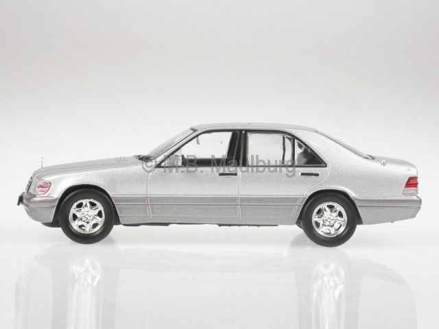 Mercedes W140 S Klasse silber Modellauto IXO 143