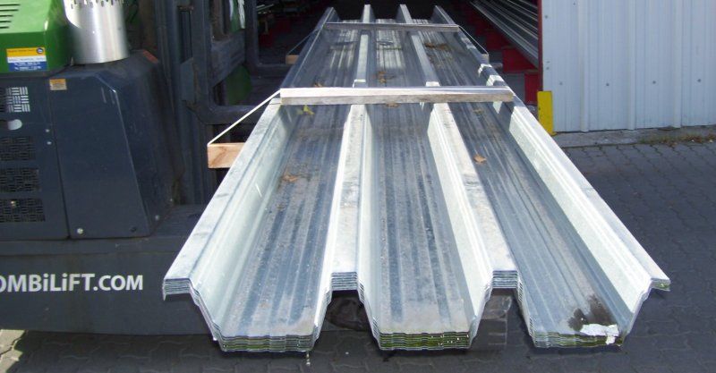 Hochprofil freitragend Trapezblech Trapezbleche Profilblech 8x4 90m