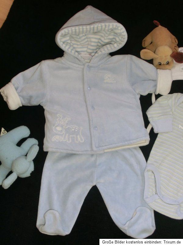 72Tlg.Junge Kleidung Paket@ Baby Erstausstattung Paket Gr.50, 56, 62