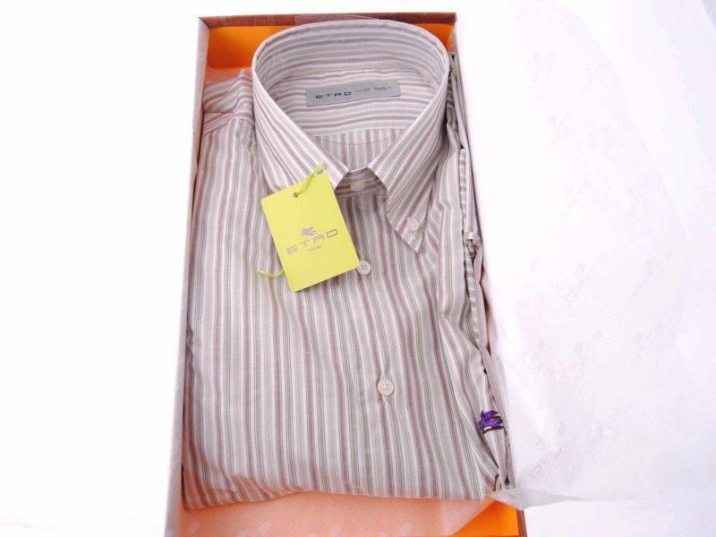 ETRO HEMD Gr.39 PREISVORSCHLAG 131056268 GRÜN HERREN NEU ITALY