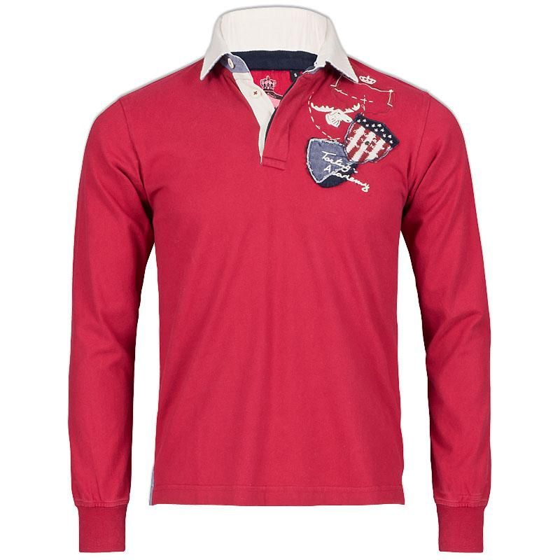 Langarm Longsleeve Poloshirt Pullover UVP 149,90 € rot S XL XXL 3XL