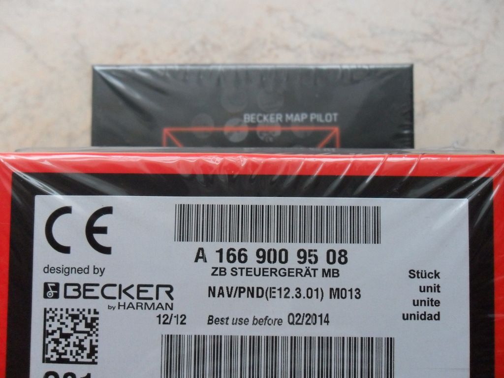 Becker Map Pilot 12/12 Navigationssystem Mercedes 8GB NEU