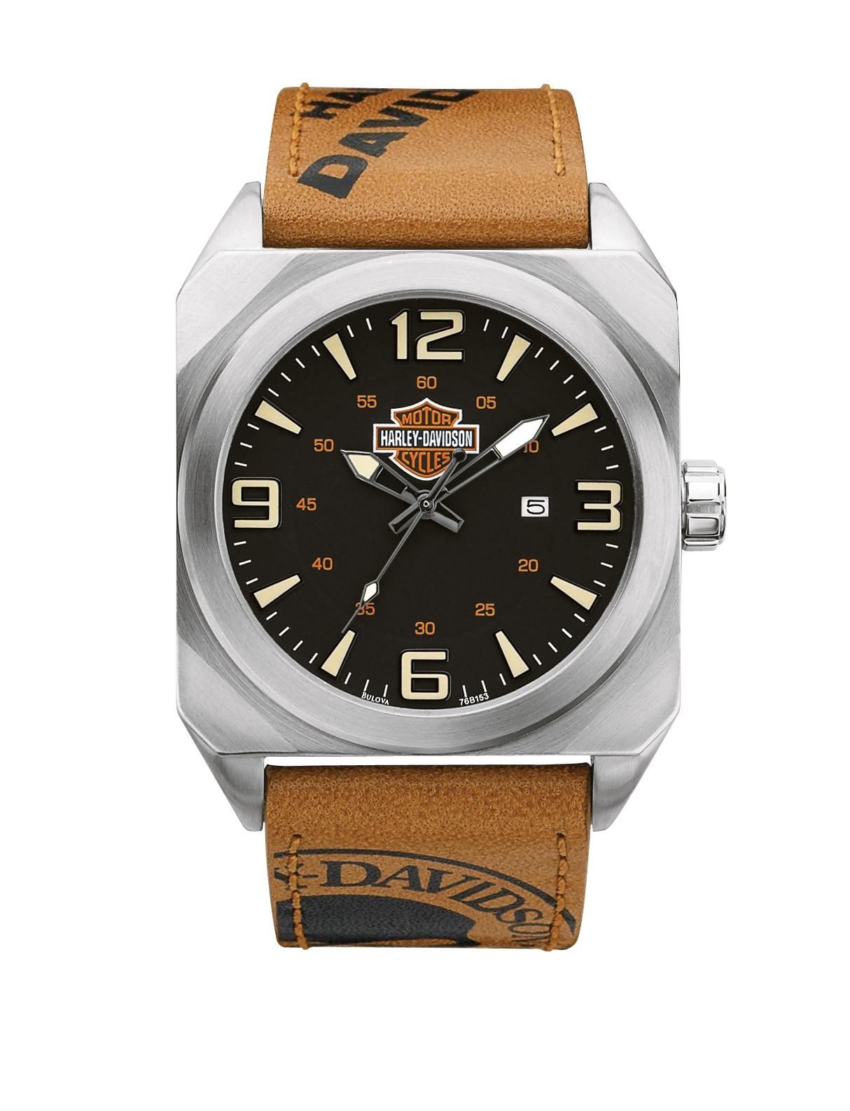 HD Harley Davidson Herren Armbanduhr von Bulova