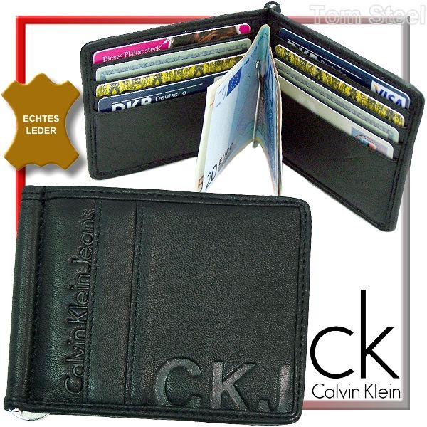 Calvin Klein Jeans Herren Geldbeutel Dollarclip CKJ