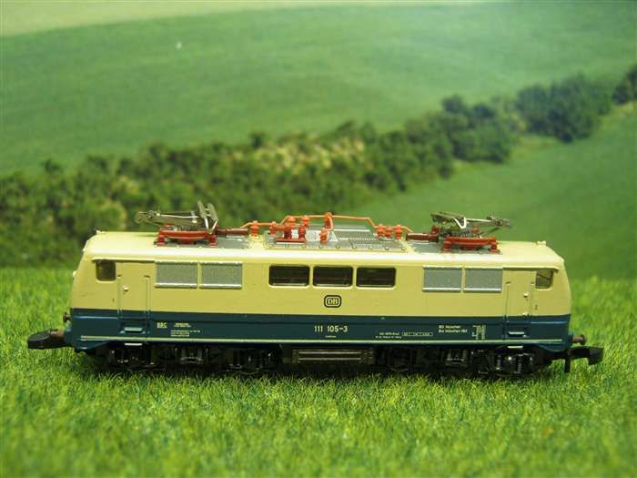 Märklin Z 1x Dampflok DB, BR 41 + 2x Elektrolok DB, BR 111, 3 Stk