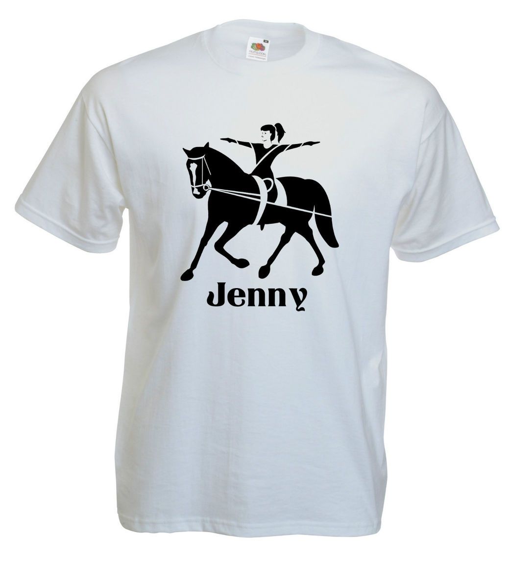 tolles T Shirt Reiten Voltigieren Reitsport Name Gr. 104   164