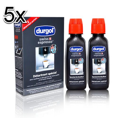 5x durgol Spezial Entkalker 2 Flaschen a 125ml