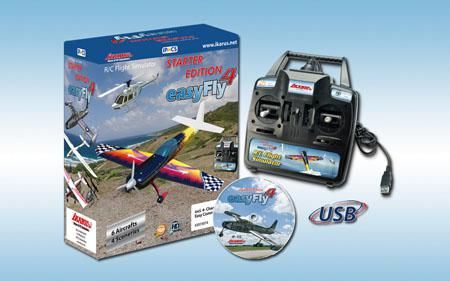 Flug Simulator easyFly4 Starter Edition mit USB Easy Commander