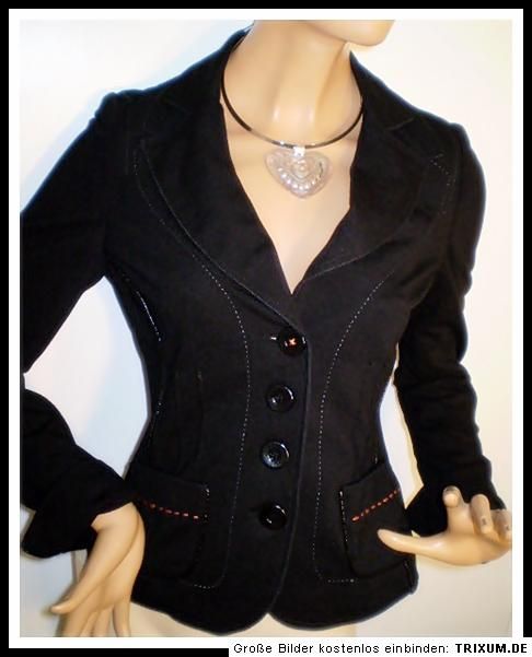 BIBA Blazer Gr.34 36 38 40 Neu Damenblazer schwarz Top Qualität