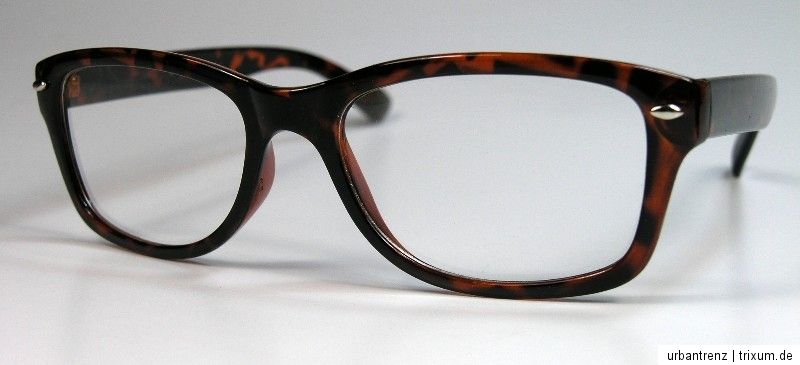 Klassische Lesebrille Damen o Herren Retro Wayfarer Nerd Brille