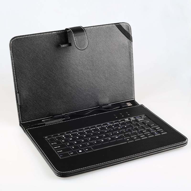 10 Zoll Tablet PC Tasche Tastatur Keyboard USB Schutztasche Case Stift