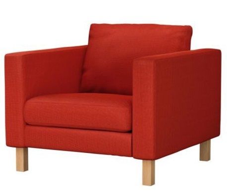 IKEA Karlstad Sessel Bezug , Korndal Rot, 301.184.37, Neu