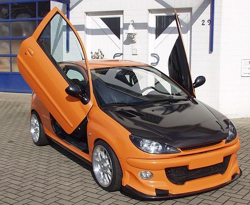 Sportfedern für Peugeot 206 Lim./CC/SW von Rüffer Performance