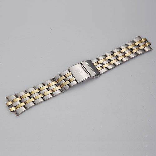 Silber/Silber & golden Edelstahl Uhren Armband Uhrenarmband Uhren