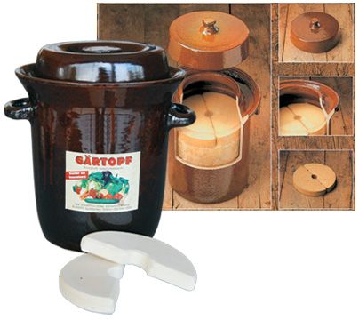 Sauerkrauttopf Gärtopf 5 Liter Sauerkraut selber machen