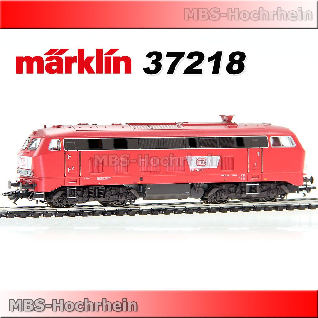 Märklin 37218 Diesellok BR 218 DB orientrot