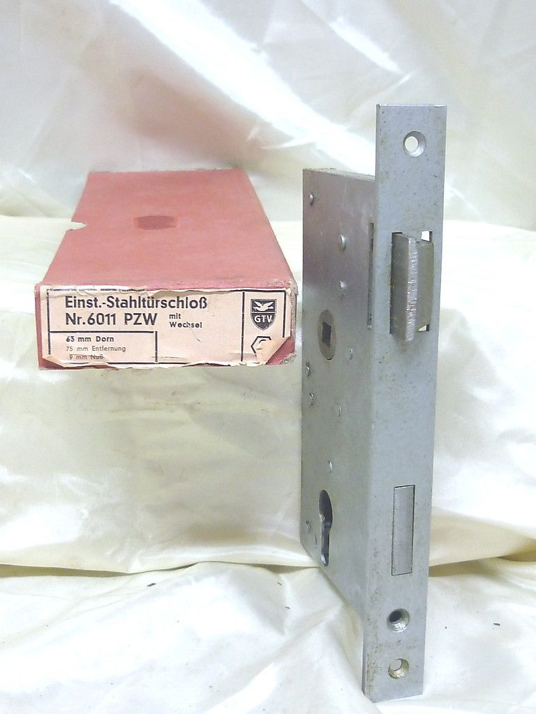 Einsteckschloß Stahltür 63/75/9mm 24x218mm DIN L links