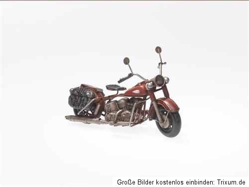 3690 Nostalgie BLECHMODELL Retro Oldtimer MOTORRAD sammeln 19cm Antik